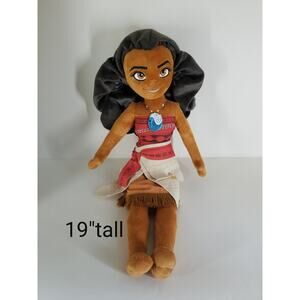 Disney Store Princess Moana Plush Doll 19” Soft Stuffed Character Toy